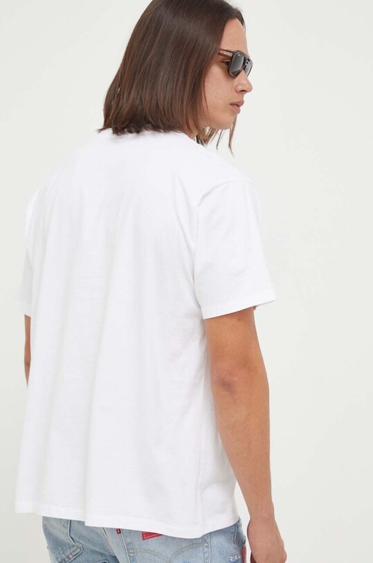 Odzież Levi's t-shirt bawełniany 87373.0062 biały
