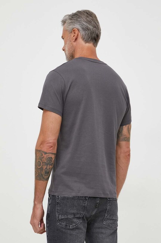 Odjeća Pamučna majica Pepe Jeans Wolf PM508953.976 siva
