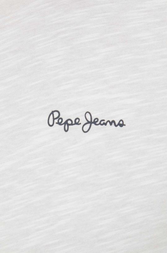 Хлопковая футболка Pepe Jeans Wiltshire PM509083.803 белый