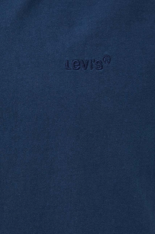 Bavlněné tričko Levi's A0637.0058 námořnická modř