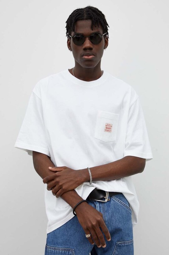 Levi's pamut póló fehér A5850.0005