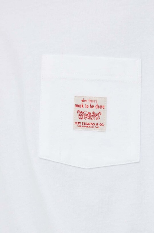 Levi's pamut póló A5850.0005 fehér