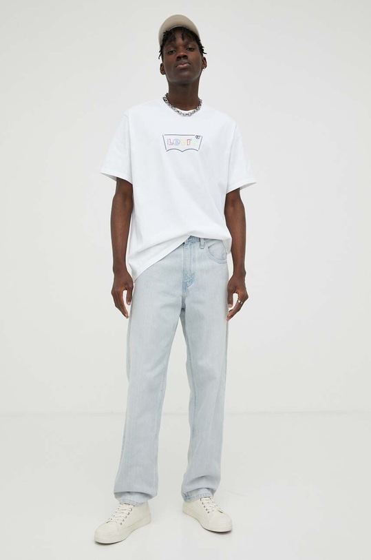 Levi's t-shirt bawełniany 16143.0945 biały AW23