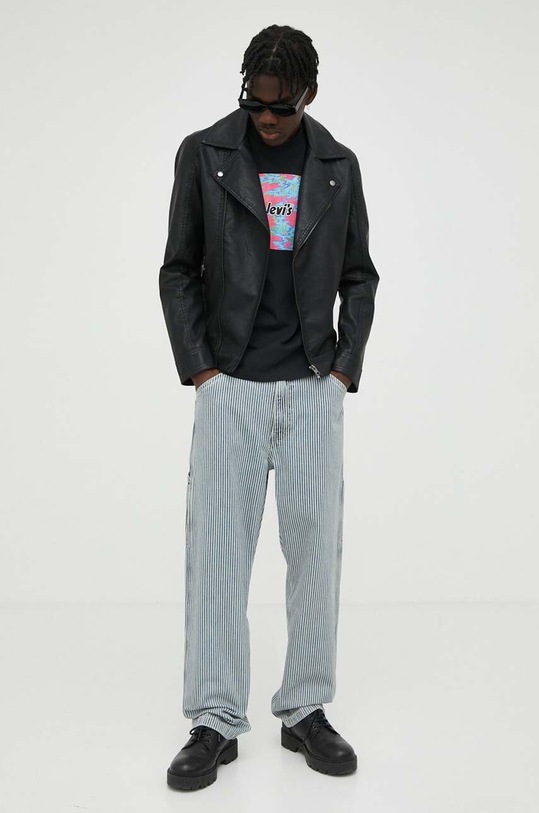 Levi's pamut póló 16143.0985 fekete AW23