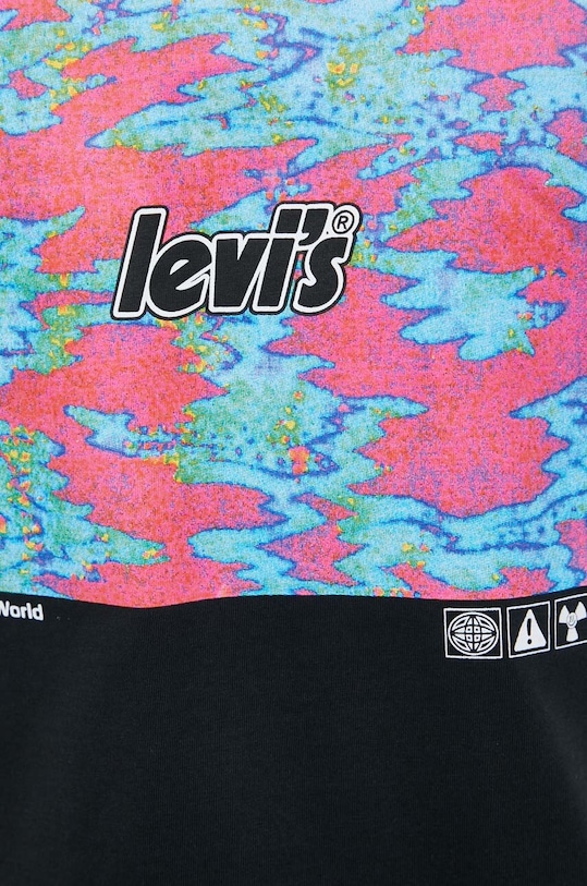 Levi's pamut póló 16143.0985 fekete