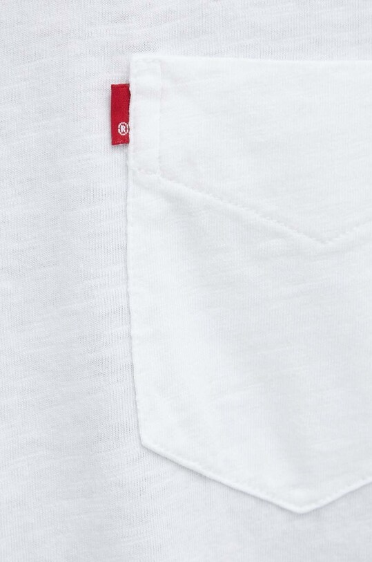 Levi's t-shirt bawełniany 19342.0162 biały