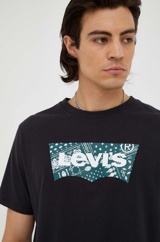 Levi's t-shirt bawełniany 22491.1444 czarny