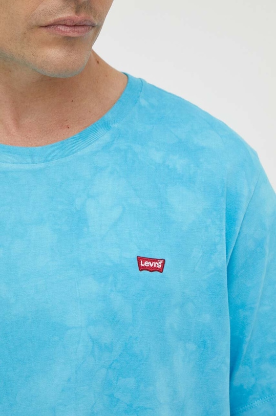 Bavlněné tričko Levi's 56605.0191 modrá