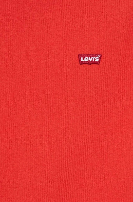 Bavlněné tričko Levi's 56605.0186 červená