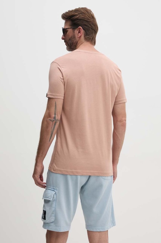 Alpha Industries tricou din bumbac 118533 roz AW25