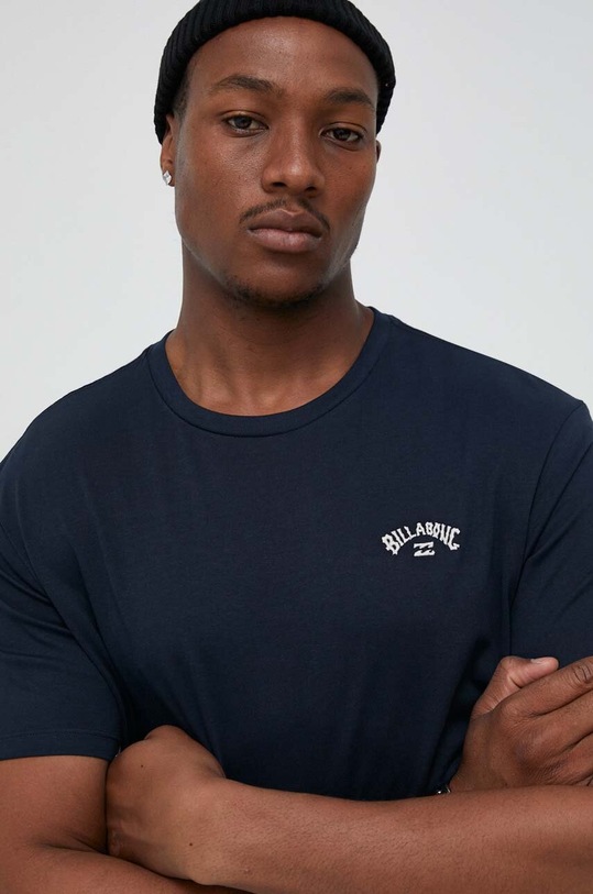 Billabong t-shirt bawełniany Arch Crew granatowy EBYKT00100