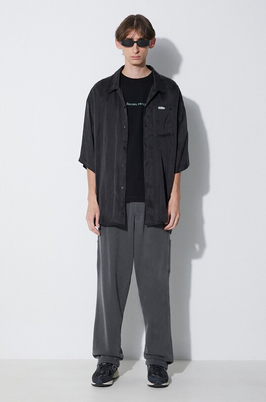 Бавовняна футболка Filling Pieces 74417051861 чорний AW23