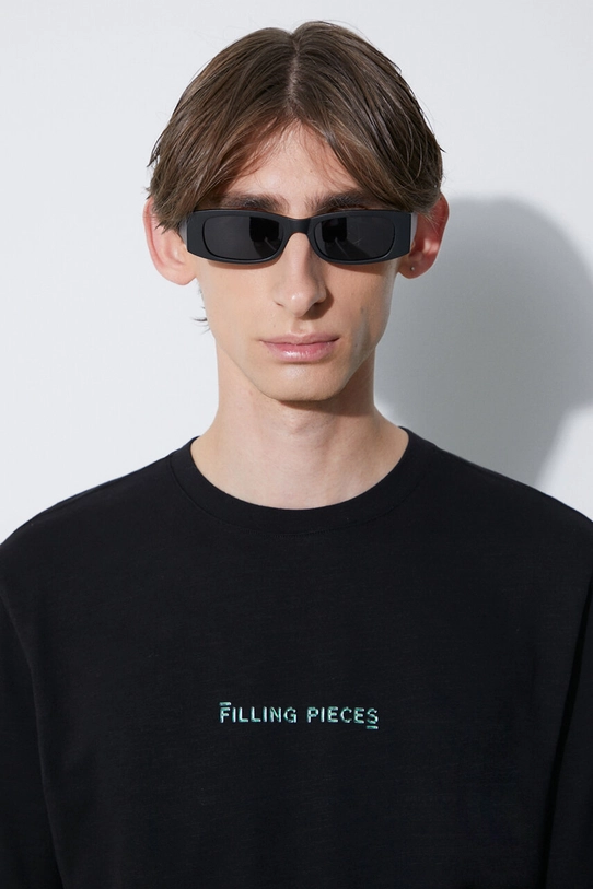 Filling Pieces t-shirt in cotone 74417051861 nero