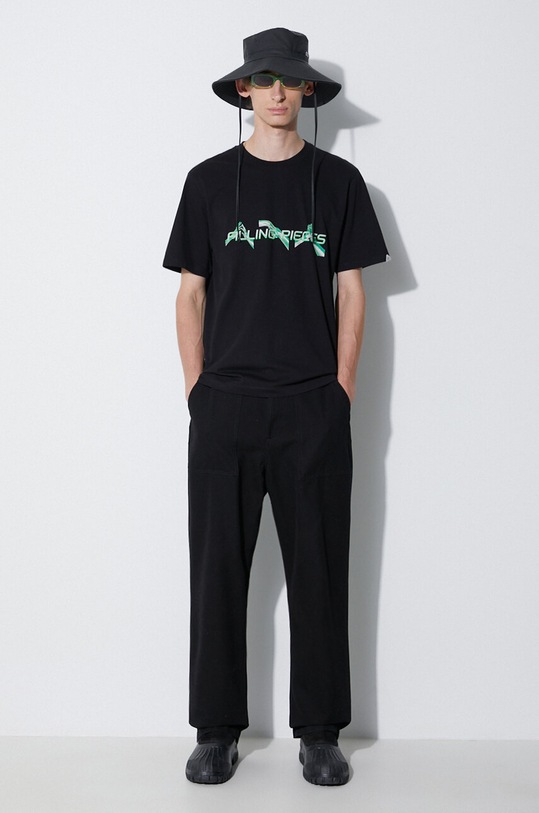 Filling Pieces cotton t-shirt Handshake 88113631955 black AW23