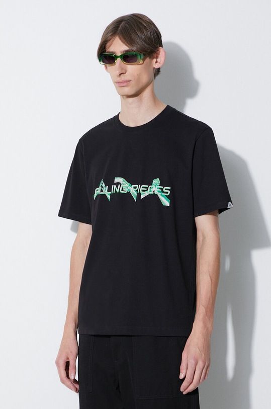 Clothing Filling Pieces cotton t-shirt Handshake 88113631955 black
