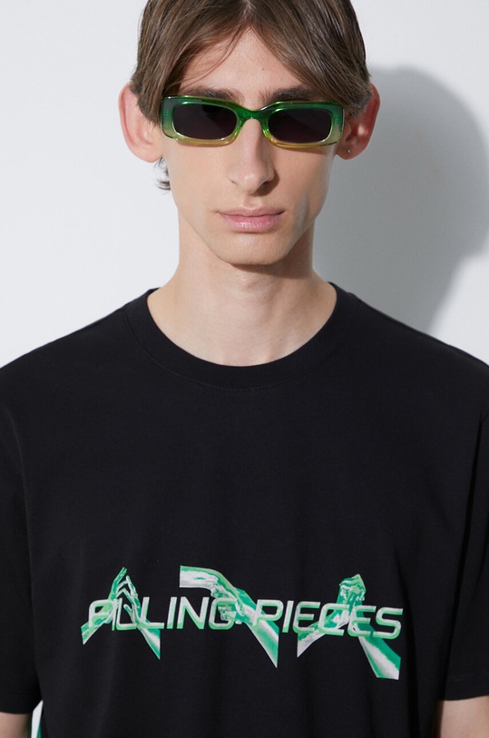 Filling Pieces cotton t-shirt Handshake 88113631955 black