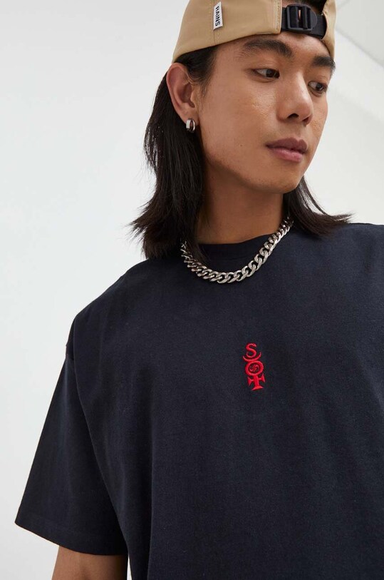 Одежда Хлопковая футболка Quiksilver UQYZT05032 чёрный