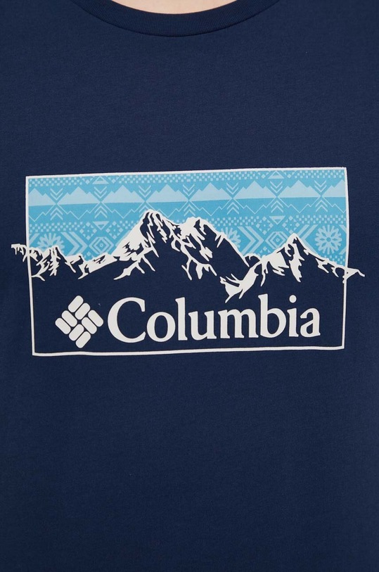 Columbia pamut póló 1991036 sötétkék