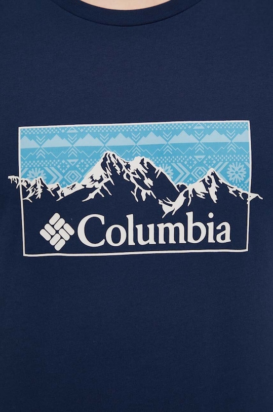 Columbia pamut póló 1991036 sötétkék