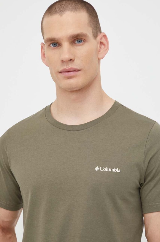 Хлопковая футболка Columbia 1991036 зелёный