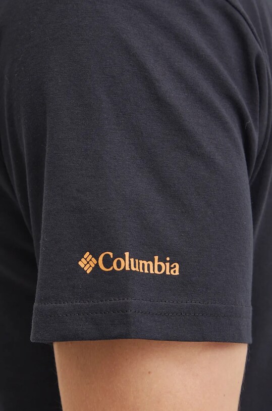 Columbia tricou din bumbac CSC Seasonal Logo 1991036 negru