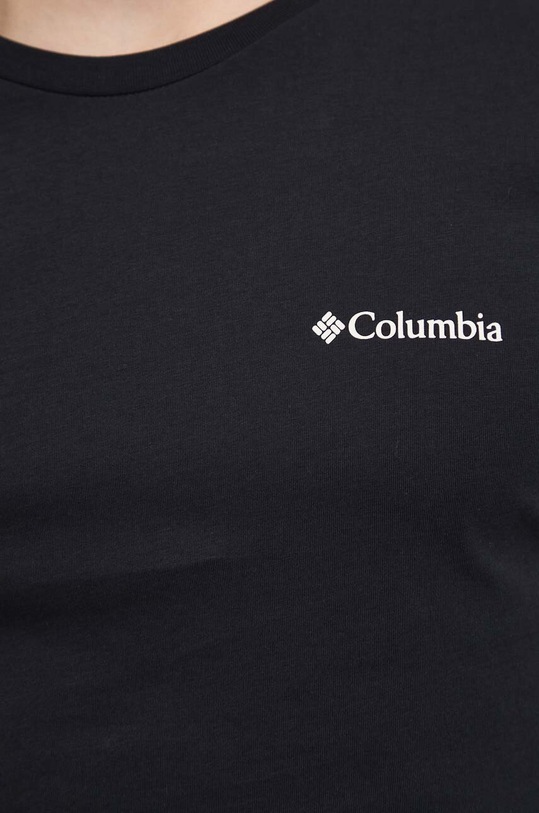 Bavlnené tričko Columbia 1991036 čierna