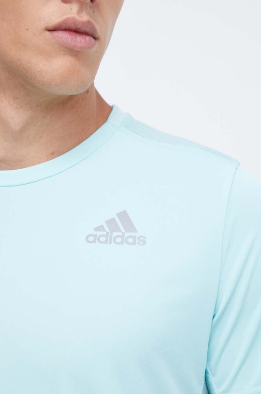 Μπλουζάκι για τρέξιμο adidas Performance Own the Run IM2534 τιρκουάζ