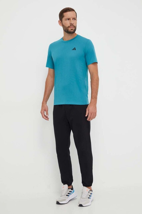 adidas Performance t-shirt treningowy Train Essentials IM4289 turkusowy AW23