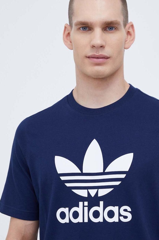 adidas Originals tricou din bumbac bleumarin IM4495