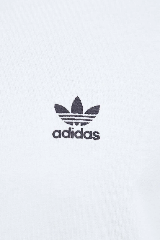 adidas Originals t-shirt bawełniany Classics Back+Front Trefoil IM4513 biały