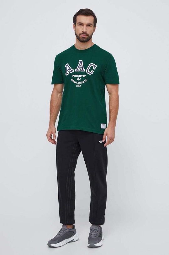 Bavlnené tričko adidas Originals IM4573 zelená AW23