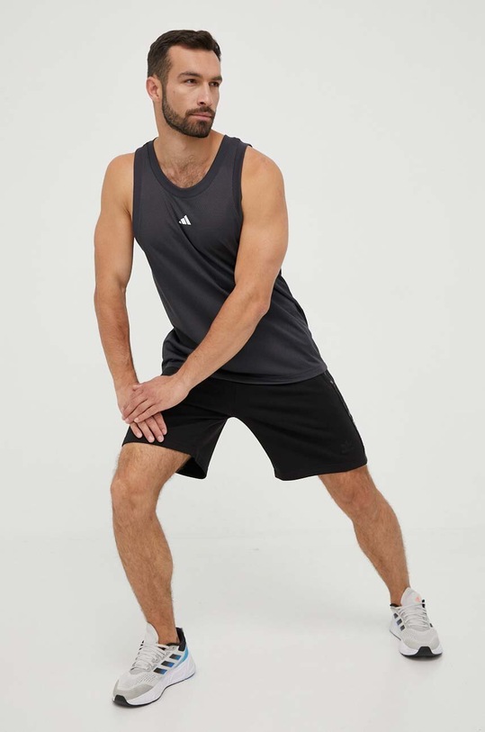 adidas Performance t-shirt treningowy Legends IL2267 szary AW23