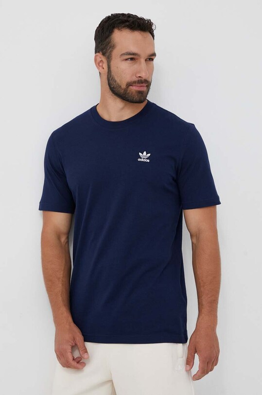 adidas Originals t-shirt bawełniany aplikacja niebieski IL2510