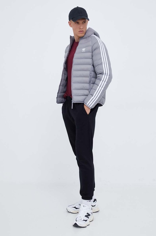 adidas t-shirt bawełniany IL9022 bordowy AW23