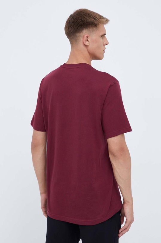 Odzież adidas t-shirt bawełniany IL9022 bordowy