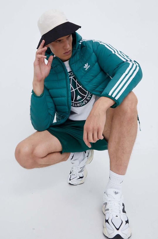 Bombažna kratka majica adidas bela II3575