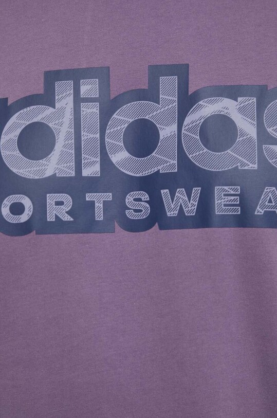 adidas tricou din bumbac II3579 violet