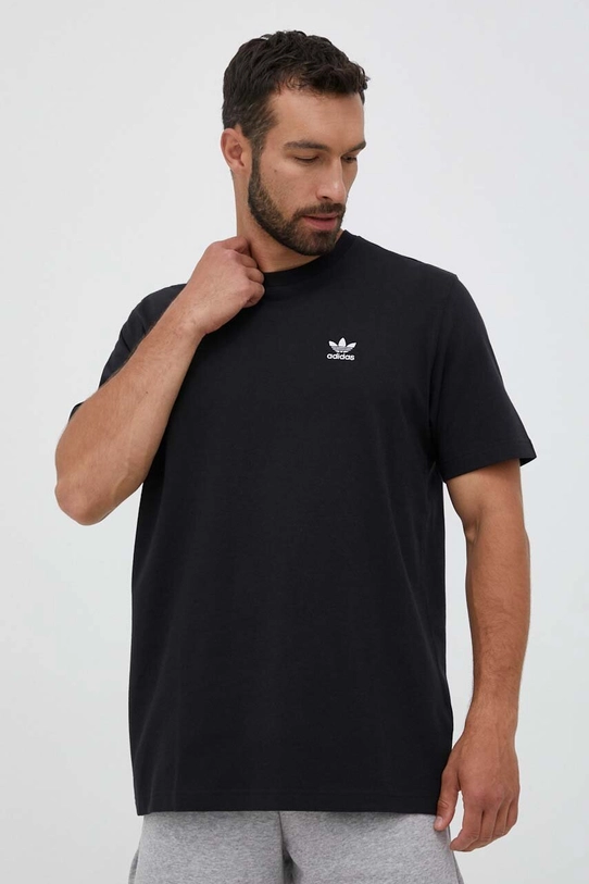 Îmbrăcăminte adidas Originals tricou din bumbac Classics Back+Front Trefoil II5760 negru