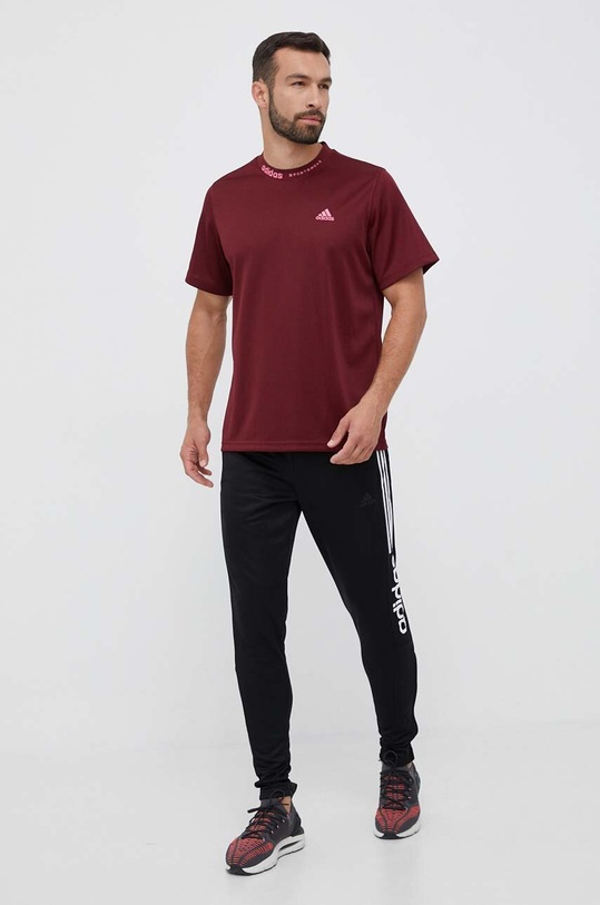 Tričko adidas IJ6461 burgundské AW23