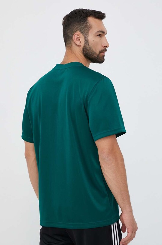 Odzież adidas t-shirt bawełniany IJ6462 zielony