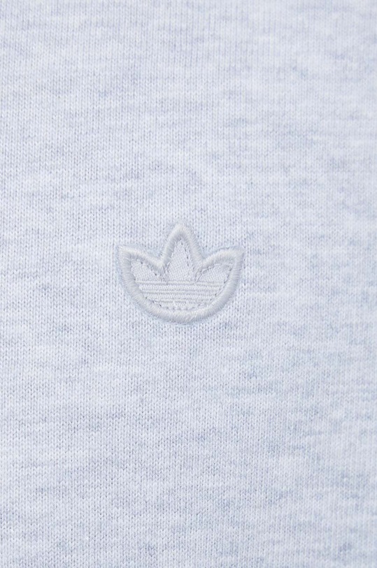 Хлопковая футболка adidas Originals IB9473 серый