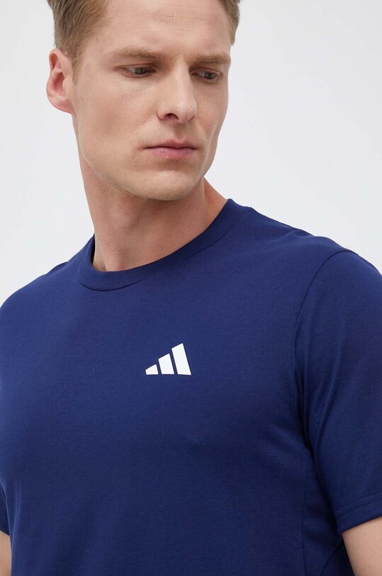Тренувальна футболка adidas Performance Train Essentials Feelready темно-синій IC7441