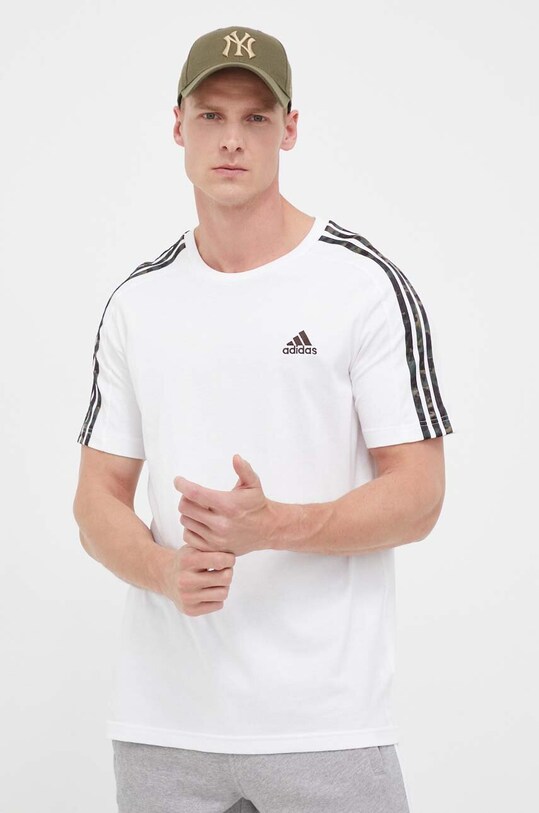 adidas tricou din bumbac alb IC9343
