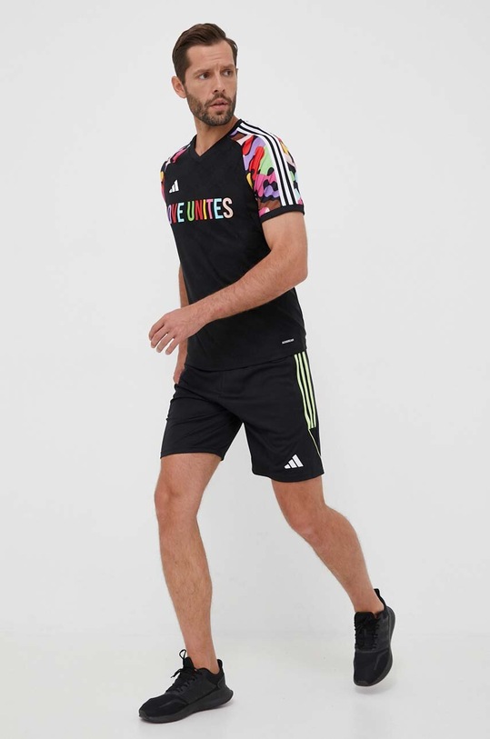 adidas Performance t-shirt treningowy Pride Tiro HY5898 czarny AW23
