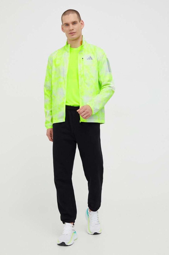 adidas Performance t-shirt do biegania Ultimate HZ4439 zielony AW23