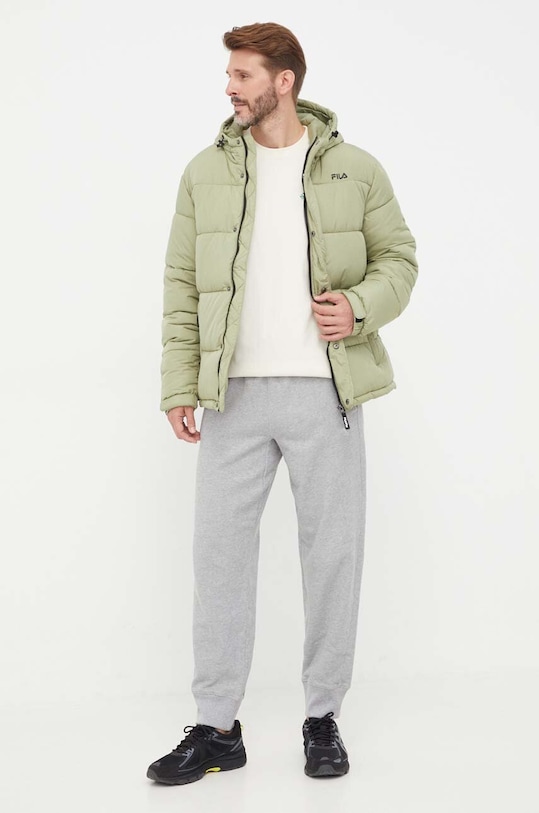 Хлопковая футболка Fila FAM0506 бежевый AW23