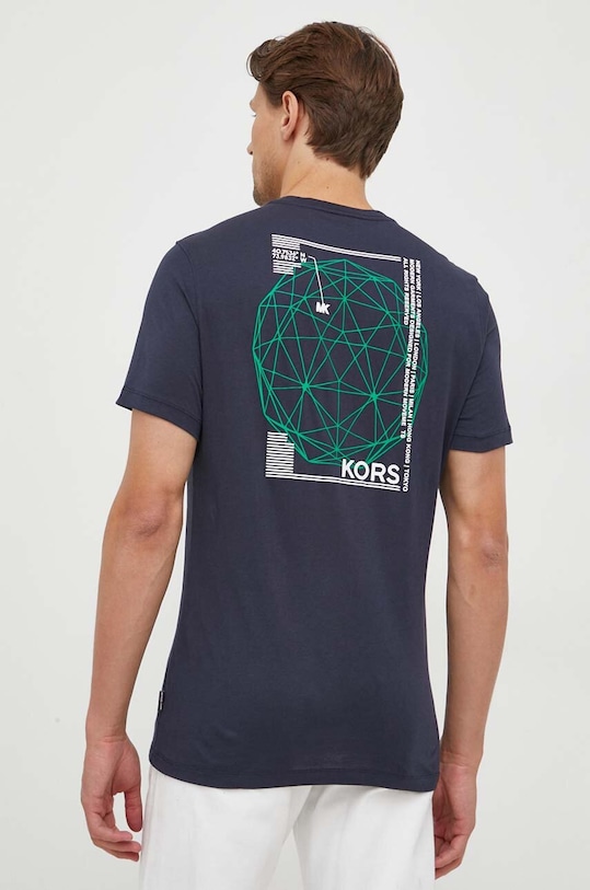 Odzież Michael Kors t-shirt bawełniany CF351P0FV4 granatowy