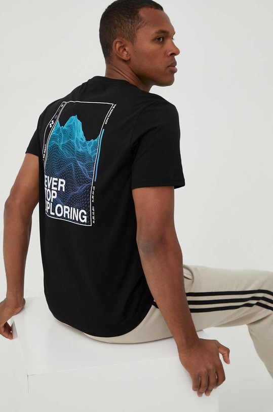 The North Face t-shirt sovrastampa nero NF0A86XHOGF1