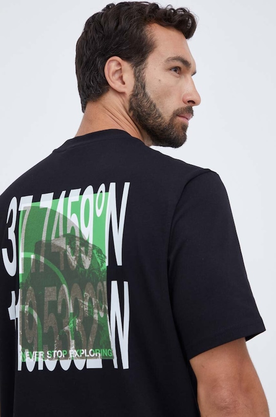 Pamučna majica The North Face pamuk crna NF0A8535JK31