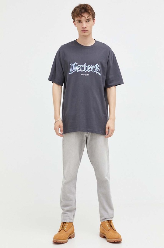 Vertere Berlin tricou din bumbac VER.T184 gri AW23